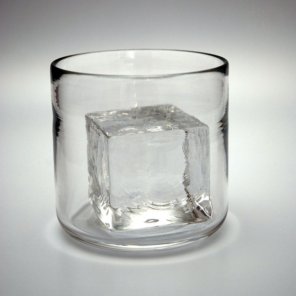 Nate Cotterman Cube Whiskey Glass, Luxury Gift